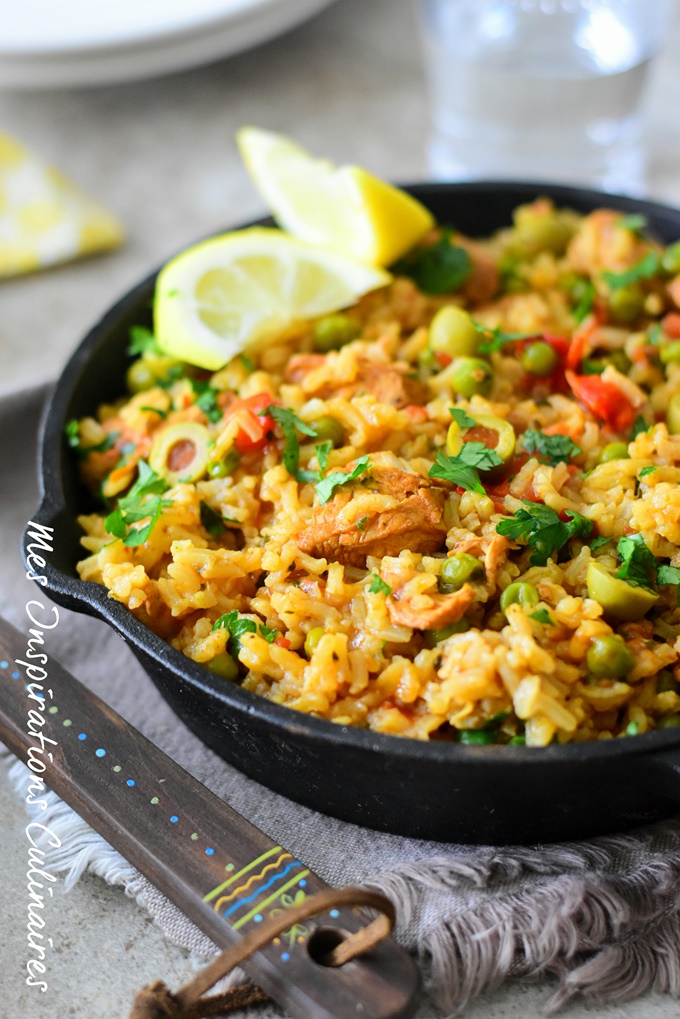 Рецепт испанского риса (Arroz con pollo)