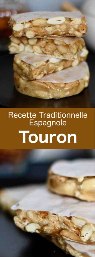 Touron (или turrón), или испанская нуга, является результатом искусной смеси меда, сахара, яичного белка и миндаля или фундука.  #Испания #Испанская кухня #Испанский рецепт #Мировая кухня #196flavors